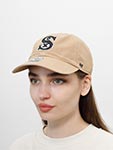 Бейсболка 47 BRAND арт. BCPTN-CLINK06GWS-KH36 Chicago White Sox MLB (бежевый)